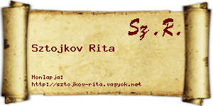 Sztojkov Rita névjegykártya